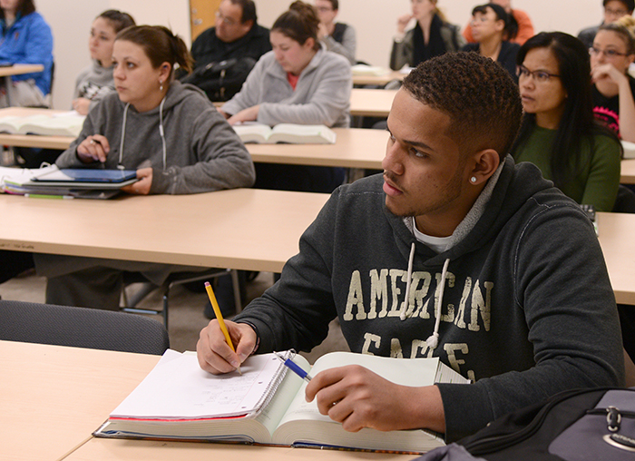 Students in classroom