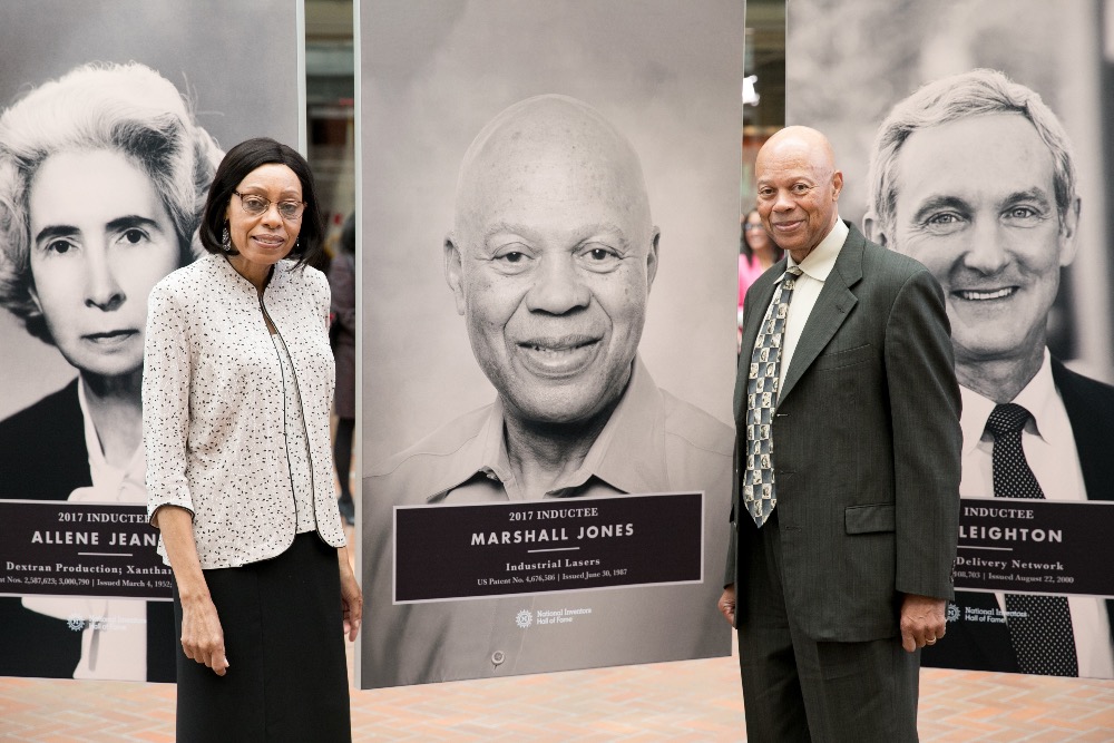 Image from Inventors Hall of Fame, Marshall Jones with wife