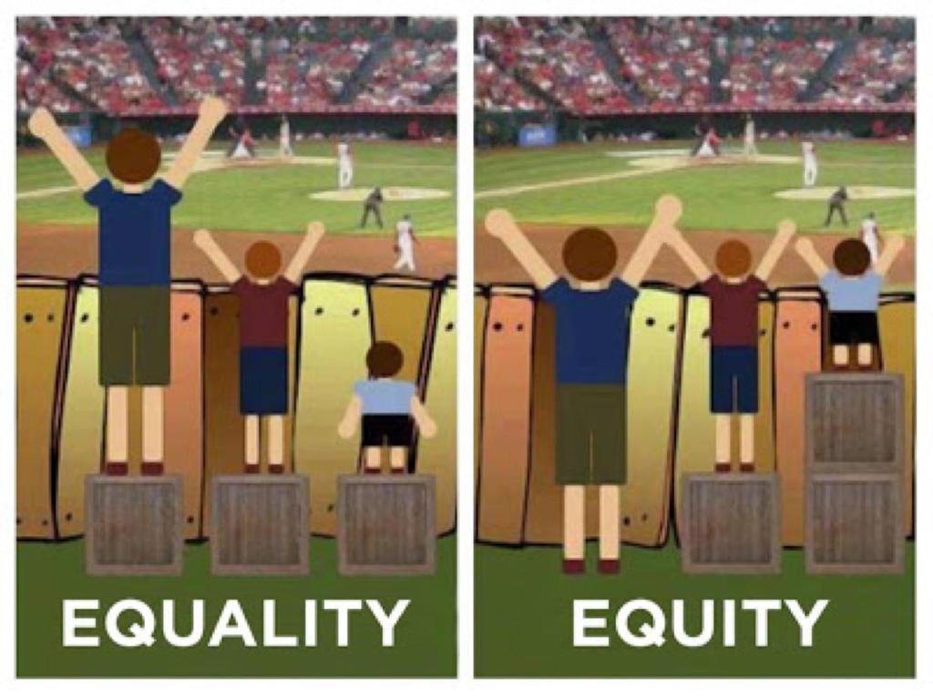 Equality and Equity Illustration