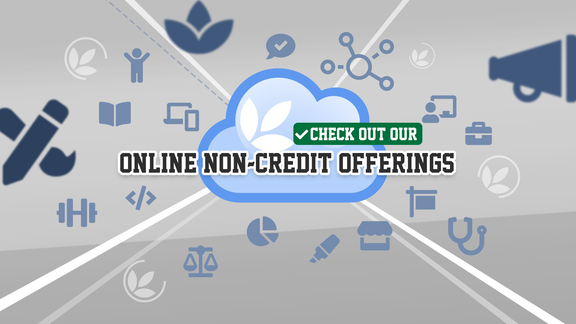 Check out our Online Non-credit offerings at MVCC CCED!