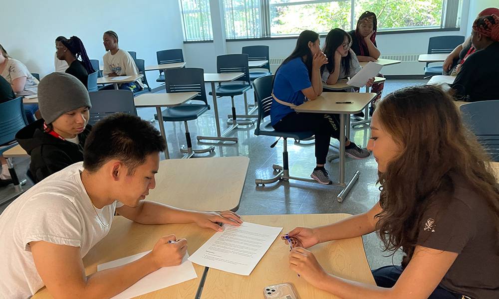 EOP students in class