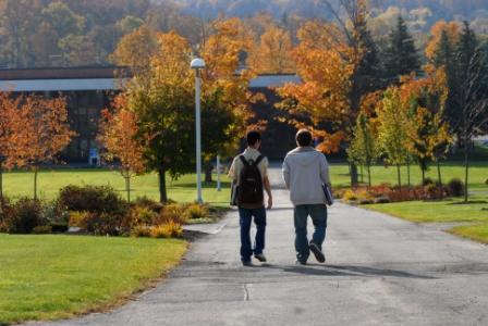 Utica Campus in the fall