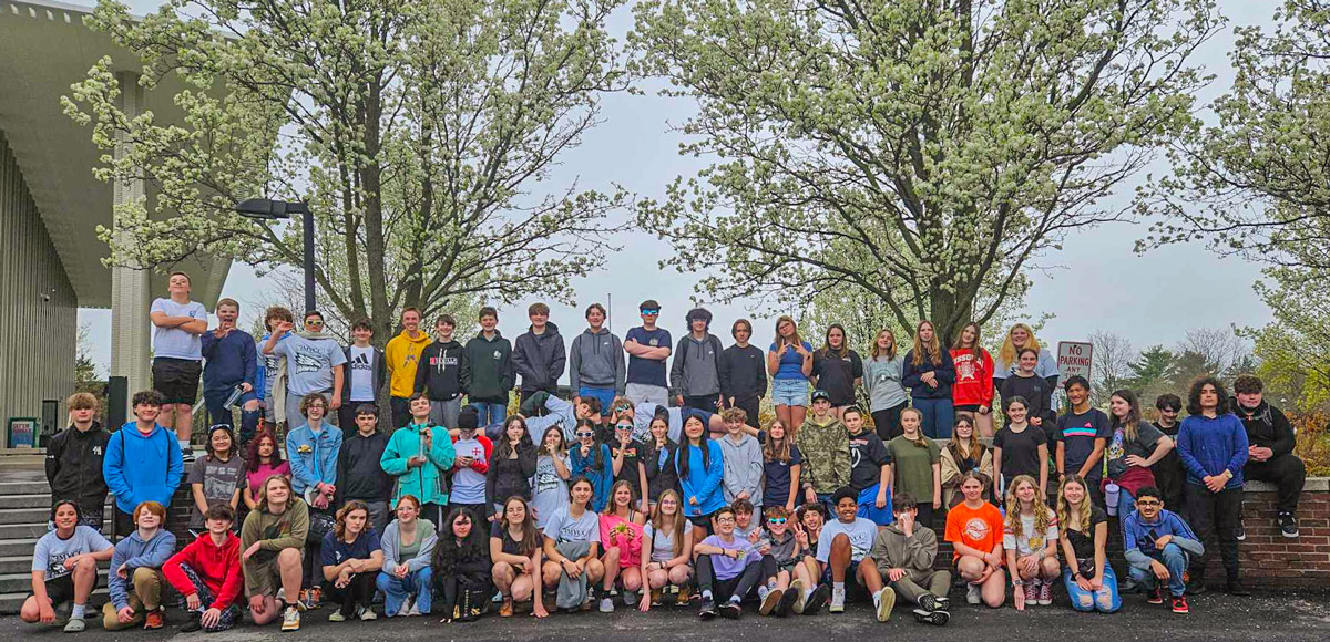 Group of Youths Visiting MVCC Campus